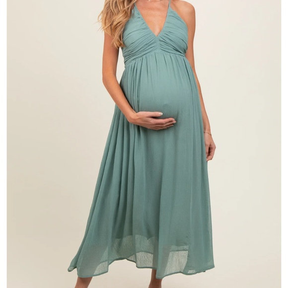 BNWT Lrg Pink Blush Maternity Dress - Picture 1 of 4